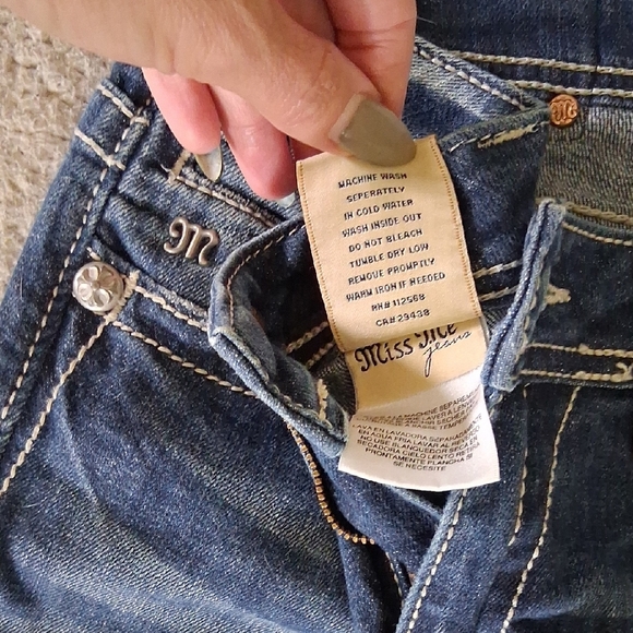 Miss Me Women's Denim Jeans with Embellished Pocket - Picture 6 of 7
